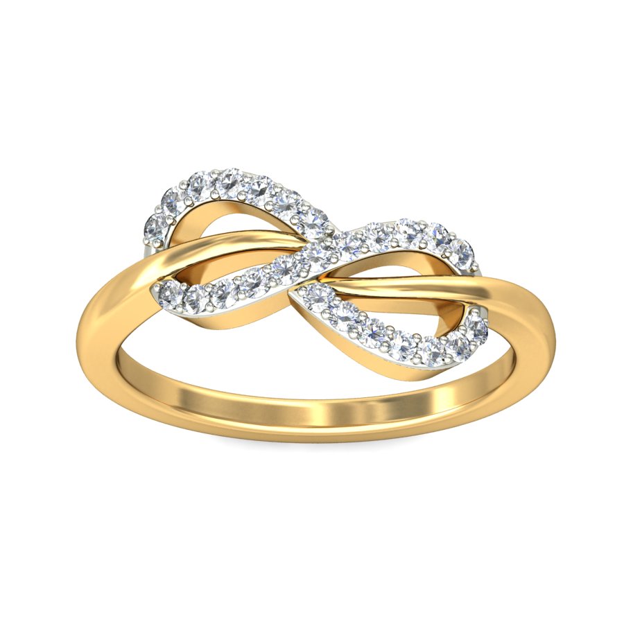 SPE Gold - Leaf with Infinity Gold Ring